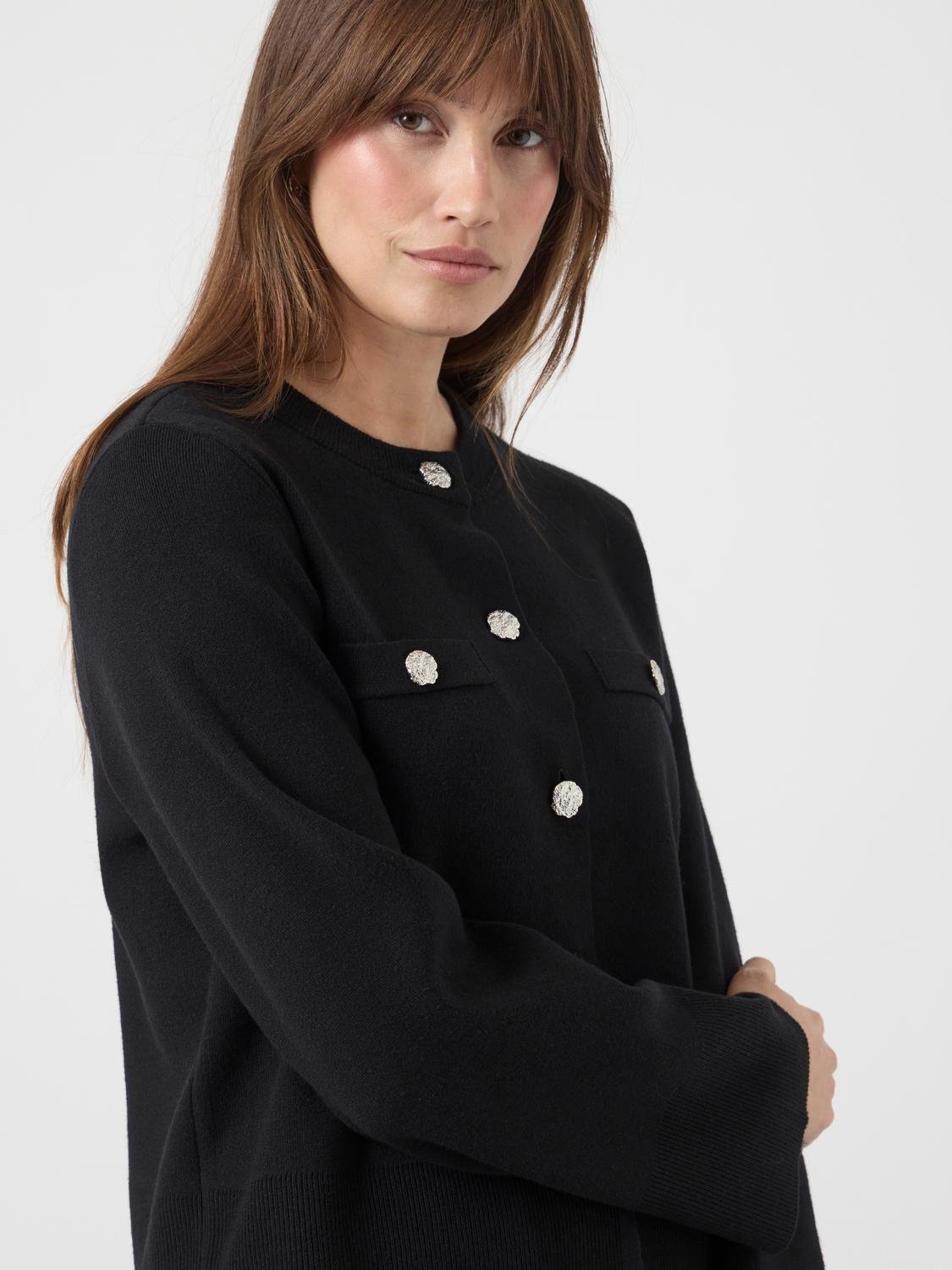 YASPIMI Knit Cardigan - Black - VERO MODA & VILA Bergvik